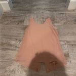 Naked Zebra Elegant Peach Sleeveless Shirt Photo 1