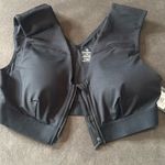 Women's Tommie Copper Shoulder Support Bra with Front Zipper Black Size L NEW Size L Photo 7