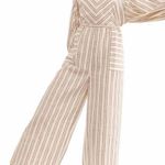 Free People NWOT Kenny Stripe Jumpsuit XS Photo 1