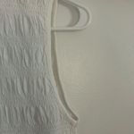 Madewell  Women's Smocked Boatneck Cotton Linen Blend Tank Top L Large White New Photo 3