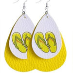 3/ $15 Brand New Faux Leather Earrings Photo 0