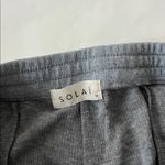 SOLAI The Label Marina Waffle Knit Pants in Heather Gray Size Medium $68 Photo 7