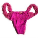 Beach Bunny  Haute Pink Glitter Cheeky Bikini‎ Bottom Photo 4