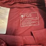 FIGS High-Waisted Yola Scrub Pants - Burgundy Photo 2