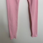 Carbon 38 Light Pink Ribbed Leggings 7/8 High Waist Womens XS Photo 2