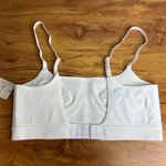 Free People  Seamless Bralette Womens Size S Adjustable Longline‎ White NWT Photo 5