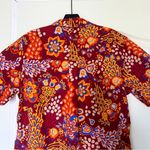 La DoubleJ Dress Bowling Floral Orange Relaxed Maxi Shirtdress Taranta XS GUC Photo 8