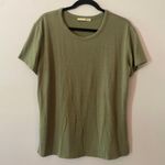 Wilfred Free Forest Green Crewneck Tee T-Shirt Stretch Lounge Women size Medium Photo 0