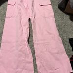 ZARA  bubblegum pink cargo jeans 6 Photo 5