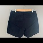 Lands End Womens size 2 black khaki shorts Photo 6