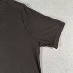 Old Navy  Luxe Womens S Tall Black Short Sleeve Thin Round Hem Tee T-shirt Top Photo 1