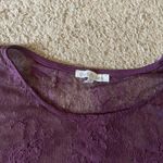 Charlotte Russe Charolette Russe Floral Lace Cropped Short-Sleeve Top Photo 2