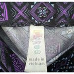 LuLa Roe Purple Geometric Patterned Leggings Photo 1