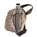 Vera Bradley Canyon Diaper Bag Messenger Brown Paisley Changing Pad Baby Floral Photo 2