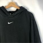 Nike Essentials Black Oversized Pullover Hoodie XS Photo 3