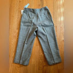 David N Taupe women's Linen pleated front Dress Capri Pants 14‎ brown vintages Tan Photo 1