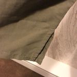 Silence + Noise Army Green Button Down Tunic Shirt Photo 3