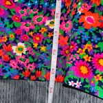 Handmade  Floral Print Pleated Front with Tie Maxi Dress Photo 4