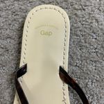 Gap Women's Brown/Black Faux-Leather Capri Sandals, Size 7 Photo 2