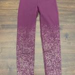 Lilly Pulitzer Lilly Pulitzer Leggings XS High Rise Maroon Gold Anything Is Possible Luxletic Photo 0