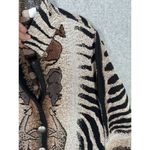 Vintage Painted Pony Jacket Womens Medium Jungle Safari Button Animals Zebra Photo 10