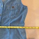 Vintage Studio Denim Jumper Dress Y2K SZ 14 light wash Blue Photo 5
