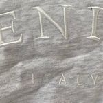 Garage light heathered gray Venice Italy embroidered crewneck Photo 2
