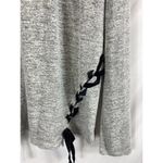 INC International Concepts Heather Grey Lace Up Side Sweater Size Large Photo 3