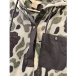 Ascend Hoodie Women's XS Multi Camo Print Long Sleeve Drawstring 1/4 Snap Button Photo 5