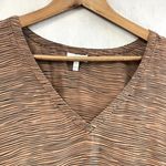 Joie  Womens Silk Blouse Top Medium Abstract Stripe Dolman Contemporary Minimal Photo 4