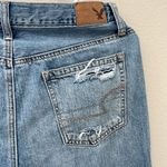 American Eagle Distressed Straight Jean Raw Hem | Size 10 Photo 8