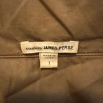 James Perse  Military Green Cotton Twill Parka Size S Photo 4