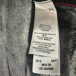 Juicy Couture Size Small Long Sleeve Button Up Blouse Black Pink Piping Silk Photo 3