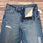 Old Navy Medium Dahlia Wash High Rise OG Loose Distressed Straight Leg Jeans 8 Photo 2