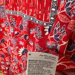 Style & Co  Red Floral Top‎ Size Small Photo 6