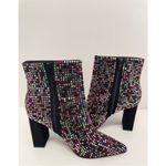 Wild Pair  Boots Size 9 Womens Multicolor Pointed Toe Block Heel Fashion Booties Photo 8