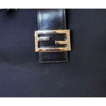 Fendi Black Neoprene & Leather Trim Shoulder Bag Photo 5