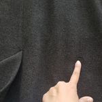 Moschino Vintage 90s  Charcoal Gray Cashmere Wool Chic Feminine Quiet Lux Size 6 Photo 15