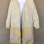 ZARA  Basic Yellow Open Front Coat Size M Photo 1