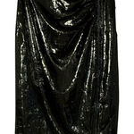 Reiss  Womens Ruched Shimmer Skirt Size 2 Holiday Cocktail Party Evening Event Photo 0