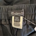 Madewell  Pants‎ Womens Pull-On Straight Drapey Twill Linen Blend Black XXS NEW Photo 7