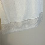 Vanity Fair Vintage  cream dress slip with floral lace‎ trim size Large Photo 3