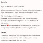 Free People NEW!  BEACH Nassau Mini Little BLACK Dress MEDIUM Bodycon Ruffle $58 Photo 8