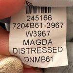 Paige Sarah Straight Ankle in Magda Distressed Blue high rise button fly Jean 24 Photo 7