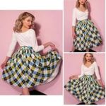 Michele Pitt Vixen GhostBusters Midi Swing Skirt Size Small NWT Green Photo 1