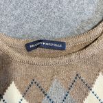 Brandy Melville Argyle Tank Top One Size Brown Summer Sexy Photo 2