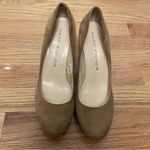 Marc Fisher  ‘Stoney’ Tan Suede Platform Pumps | Size 6.5M Photo 1