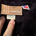 Vintage Andrea Faye Horse Head faux fur vest L horse girl equestrian Black Size L Photo 4