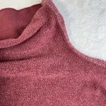 Free People S Small Sweater Ottoman Slouchy Tunic Mock Neck Fuzzy Dolman Sleeve Photo 3