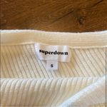 Revolve NWOT Ravie One Shoulder Sweater in White Photo 2